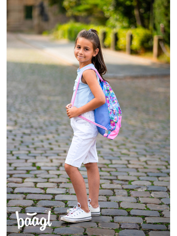 BAAGL  BAAGL 3 SET Airy Kolibri: ruksak, pernica, vrećica