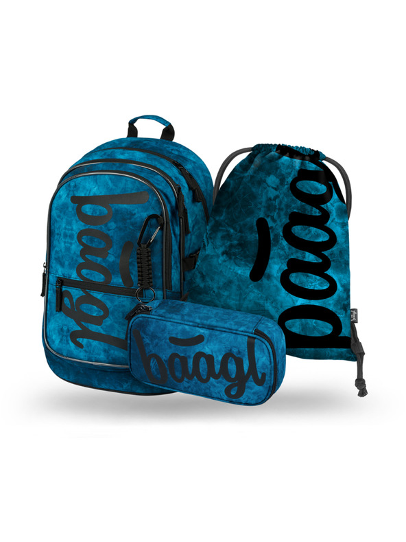 BAAGL  BAAGL 3 SET Core Ocean: ruksak, pernica, vrećica