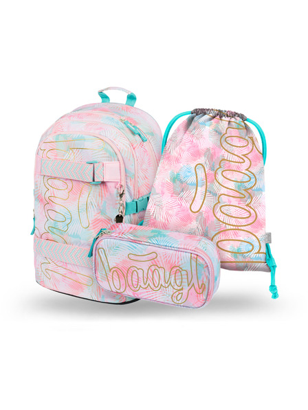 BAAGL  BAAGL 3 SET Skate Sunset: ruksak, pernica, vrećica