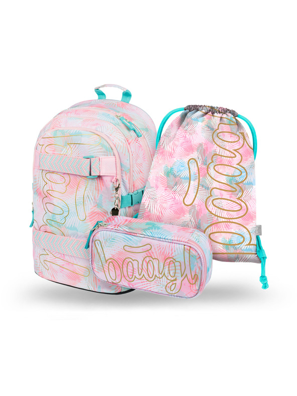 BAAGL  BAAGL 3 SET Skate Sunset: ruksak, pernica, vrećica