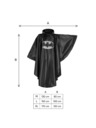 BAAGL  BAAGL Outdoor kabanica poncho Batman Logo vel. L (150 -170 cm)