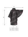 BAAGL  BAAGL Outdoor kabanica poncho Lava vel. L (150 -170 cm)