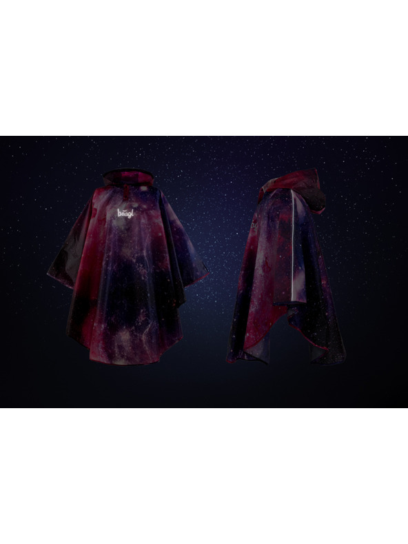 BAAGL  BAAGL Outdoor kabanica poncho Galaxy vel. L (150 -170 cm)