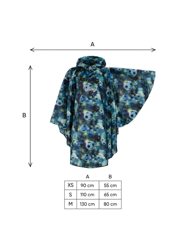 BAAGL  BAAGL Outdoor kabanica poncho Nogomet vel. XS (90 -110 cm)