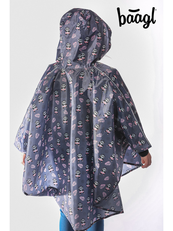 BAAGL  BAAGL Outdoor pončo kabanica Panda vel. XS (90 -110 cm)