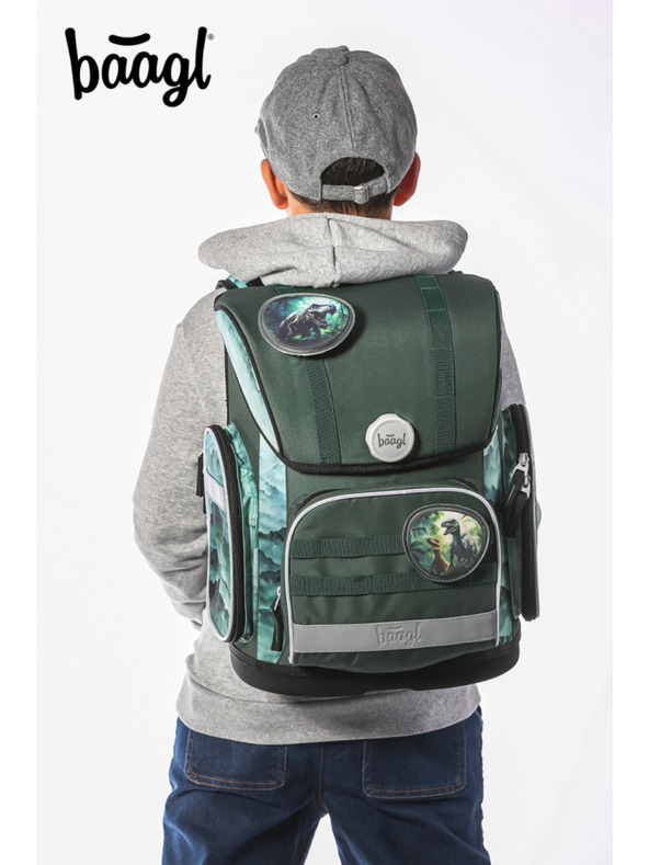 BAAGL  BAAGL Školska aktovka Ergo Dino