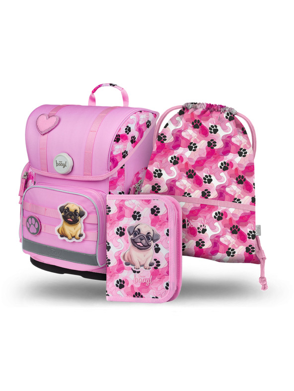 BAAGL  BAAGL SET 3 Ergo Šape: torba, pernica, vrećica