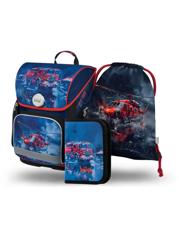 BAAGL  BAAGL SET 3 Ergo Spašavatelji: aktovka, pernica, vrećica