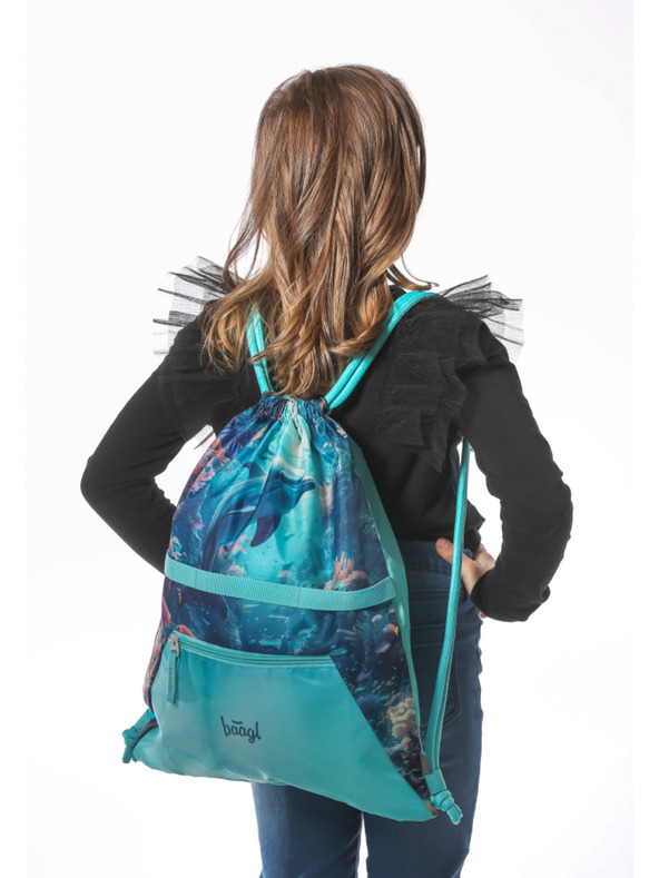 BAAGL  BAAGL SET 3 Zippy Delfin: torba, pernica, vrećica