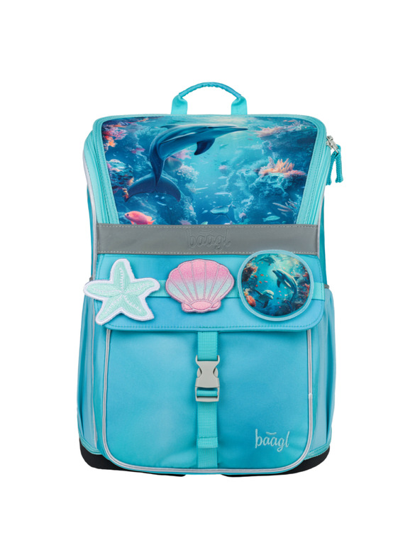 BAAGL  BAAGL SET 3 Zippy Delfin: torba, pernica, vrećica