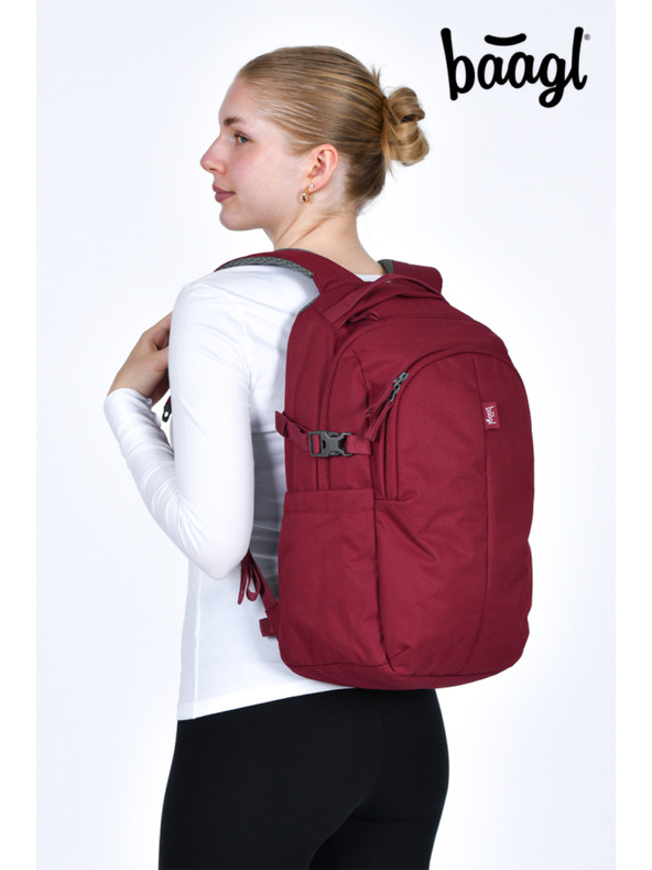 BAAGL  BAAGL Ruksak Dash Burgundy GRS