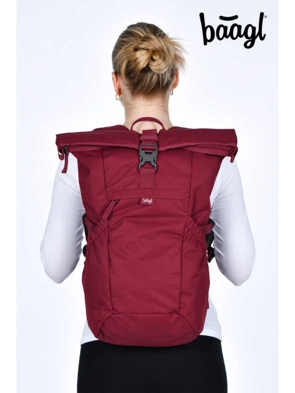 BAAGL  BAAGL Ruksak Roll Burgundy GRS