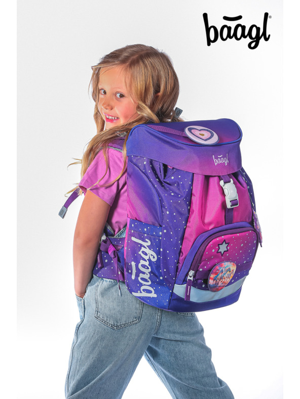BAAGL  BAAGL Školski ruksak Airy Konji srca