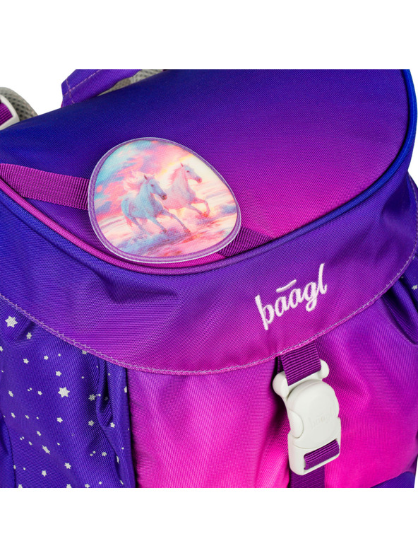 BAAGL  BAAGL Školski ruksak Airy Konji srca