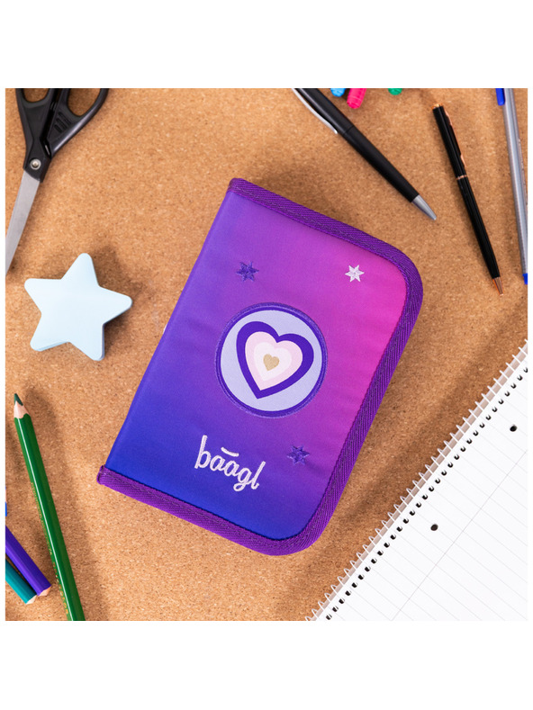 BAAGL  BAAGL SET 3 AIRY Konji srce: ruksak, pernica, vrećica