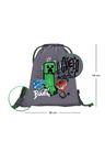 BAAGL  BAAGL SET 3 Skate Minecraft TNT: Ruksak, Pernica, Vrećica