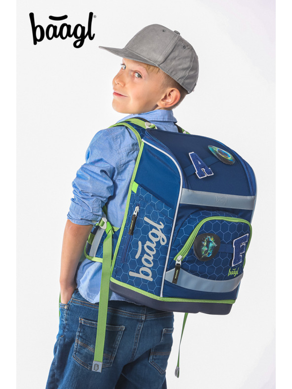 BAAGL  BAAGL Školska torba Zippy plus Nogometna lopta