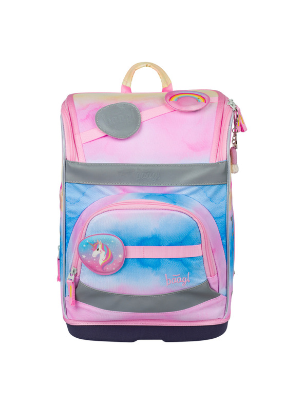 BAAGL  BAAGL Školska torba Zippy plus Rainbow Unicorn