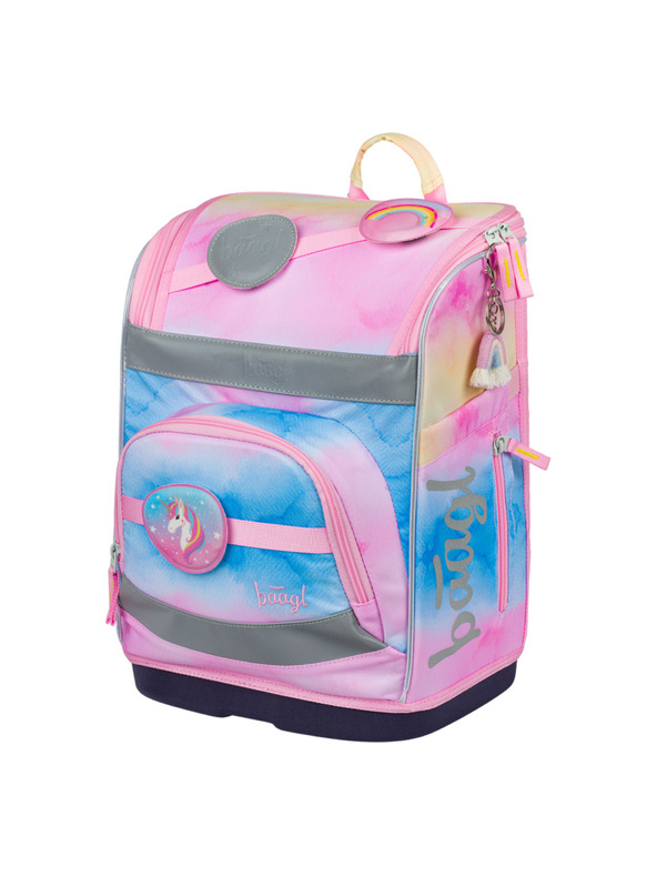 BAAGL  BAAGL Školska torba Zippy plus Rainbow Unicorn