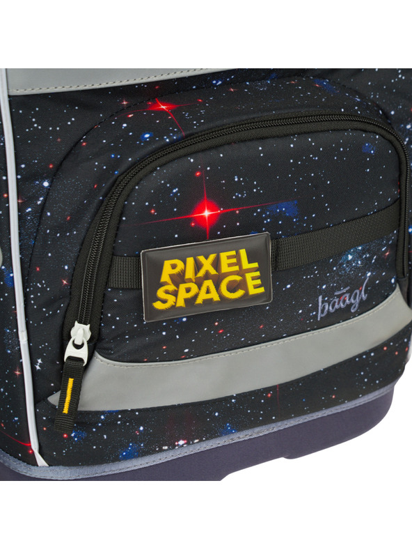BAAGL  BAAGL Školska torba Zippy plus Pixel Space