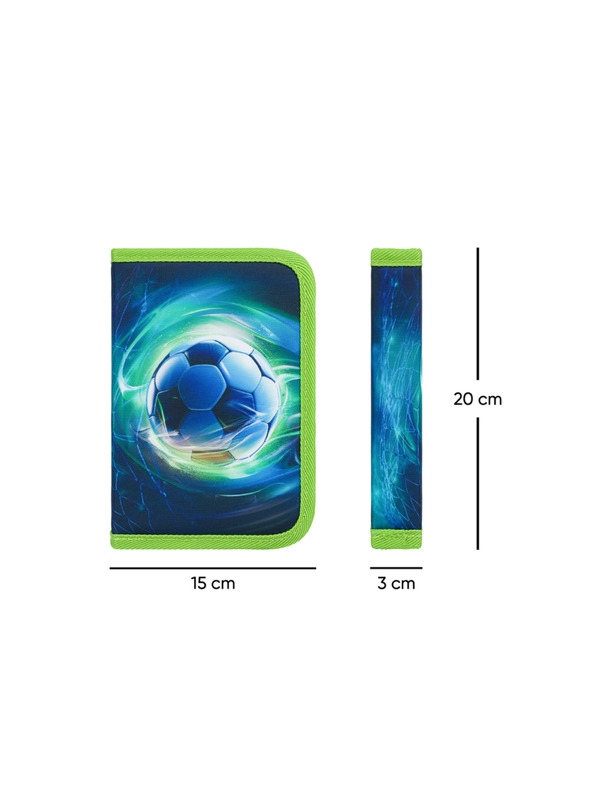 BAAGL  BAAGL SET 3 Zippy plus Nogometna lopta: školska torba, pernica, vrećica