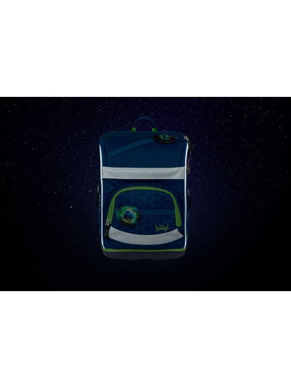 BAAGL  BAAGL SET 3 Zippy plus Nogometna lopta: školska torba, pernica, vrećica