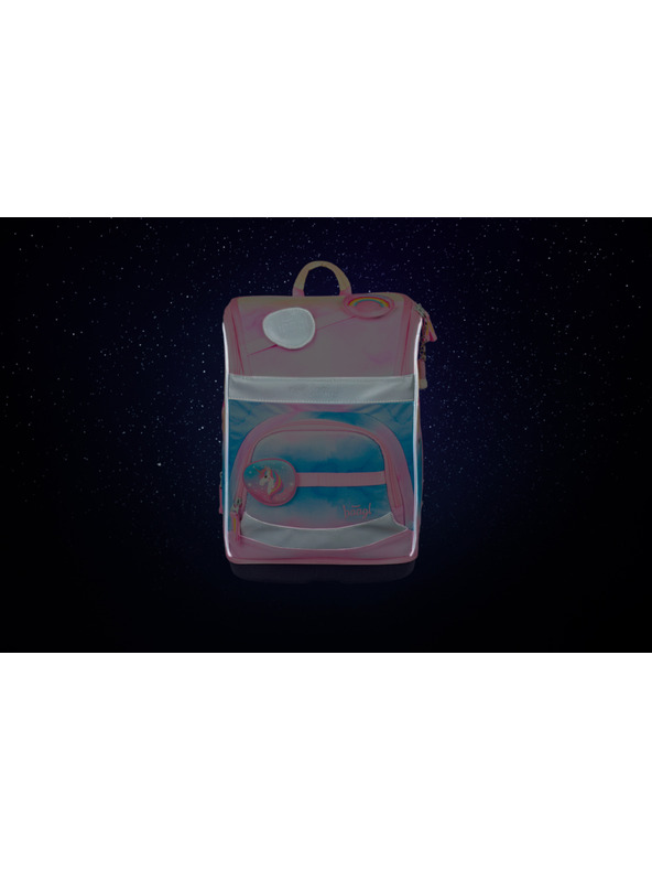 BAAGL  BAAGL SET 3 Zippy plus Rainbow Unicorn: torba, pernica, vrećica