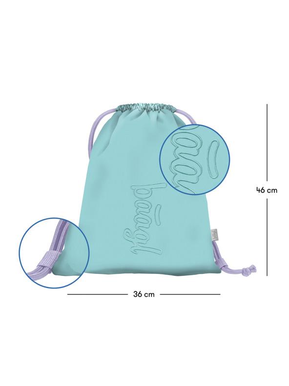 BAAGL  BAAGL SET 3 Cubic Sweet: ruksak, pernica, vrećica