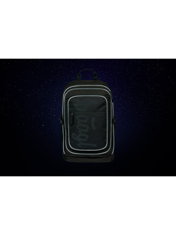 BAAGL  BAAGL SET 3 Cubic Uni crna: ruksak, pernica, vrećica