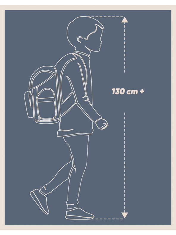 BAAGL  BAAGL Školski ruksak Skate Indigo