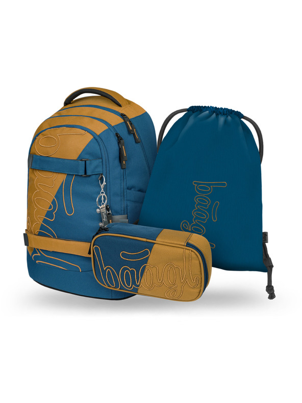 BAAGL  BAAGL SET 3 Skate max Duo: ruksak, pernica, vreća