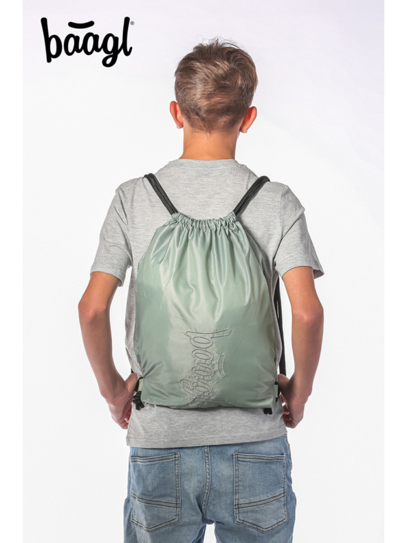 BAAGL  BAAGL SET 3 Skate max Mentol: ruksak, pernica, vrećica