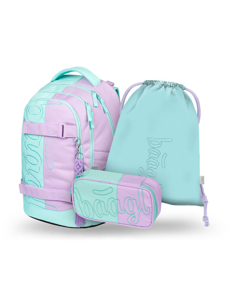 BAAGL  BAAGL SET 3 Skate max Sweet: ruksak, pernica, vrećica