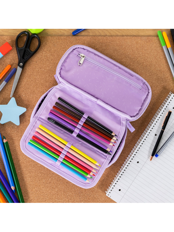 BAAGL  BAAGL Školska pernica etue Lavender