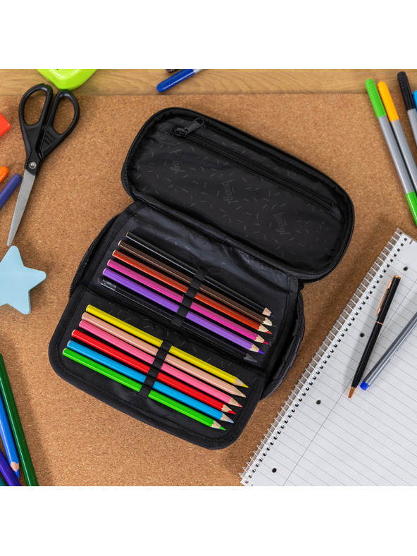 BAAGL  BAAGL Školska pernica Skate SKA siva