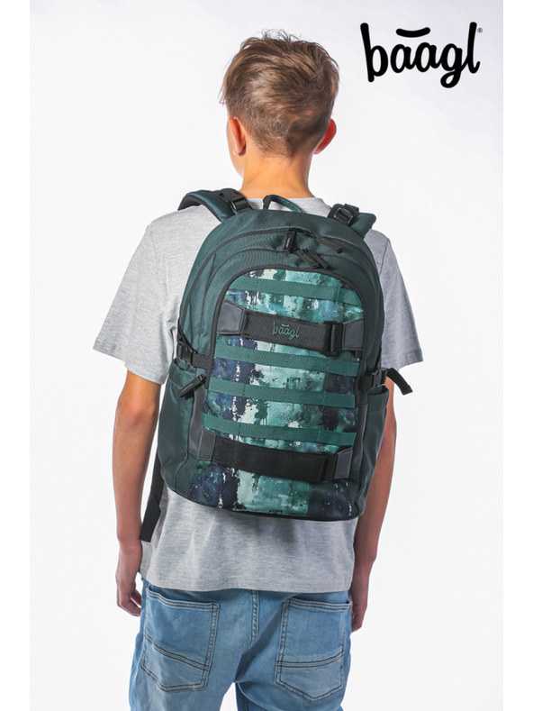 BAAGL  BAAGL SET 3 Skate Forest: ruksak, pernica, sportska torba