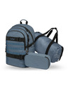 BAAGL  BAAGL SET 3 Skate Dust Blue: ruksak, pernica, sportska torba