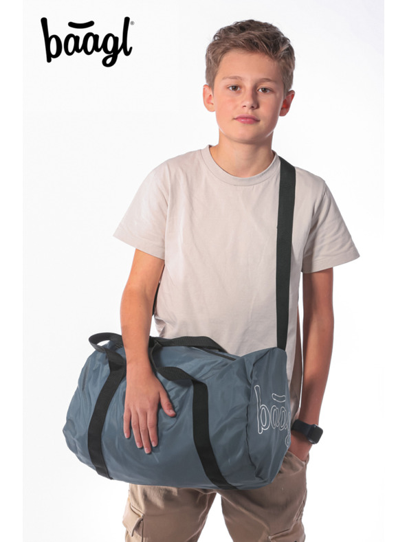 BAAGL  BAAGL SET 3 Skate Dust Blue: ruksak, pernica, sportska torba