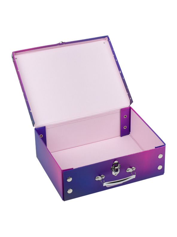 BAAGL  BAAGL Sklopivi školski kovčeg Konji Srce s metalnim kopčama