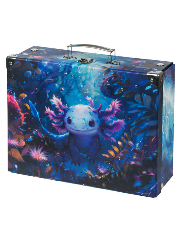 BAAGL  BAAGL Sklopivi školski kovčeg Aksolotl s metalnim kopčama