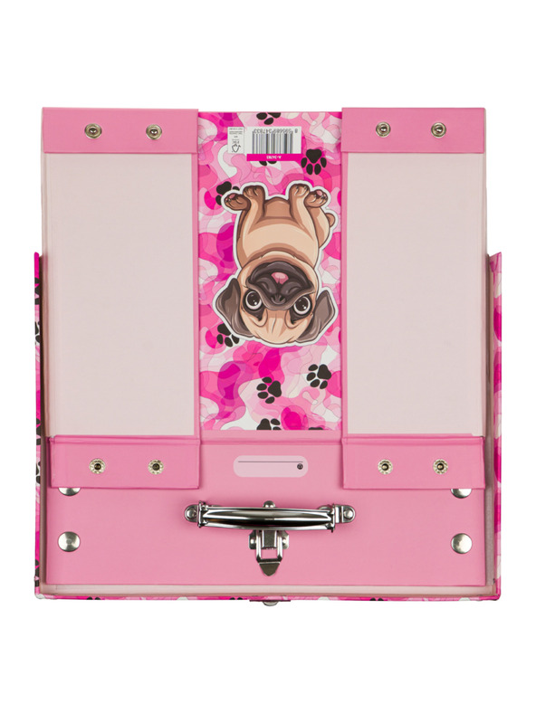 BAAGL  BAAGL Sklopivi školski kovčeg Šape s metalnim kopčama