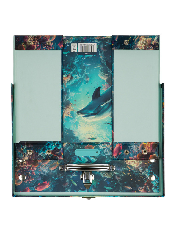 BAAGL  BAAGL Sklopivi školski kovčeg Delfin s metalnim kopčama