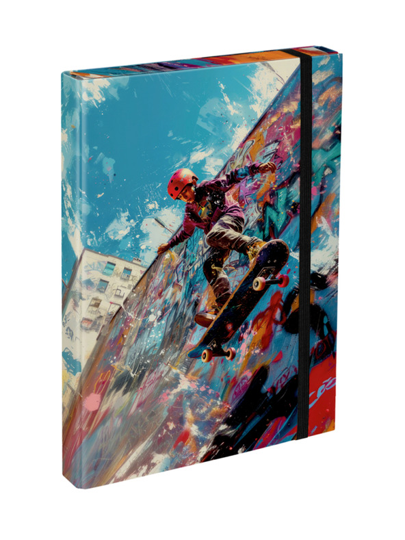 BAAGL  BAAGL Fascikl za školske bilježnice A4 Skatepark