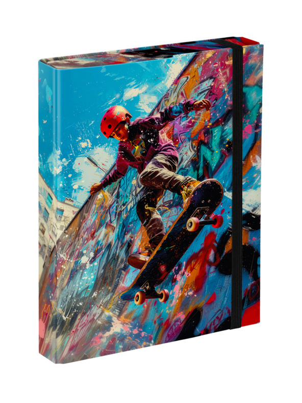 BAAGL  BAAGL Fascikl za školske bilježnice A5 Skatepark