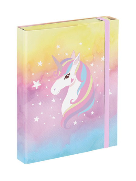 BAAGL  BAAGL Mape za školske bilježnice A5 Rainbow Unicorn