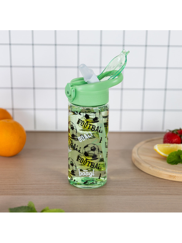 BAAGL  BAAGL Tritanska boca za piće sa slamkom Nogomet 500 ml