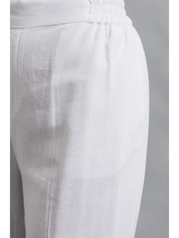 Moodo Bijele široke hlače