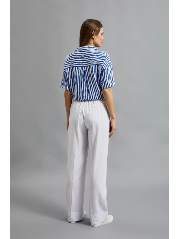 Moodo Bijele široke hlače
