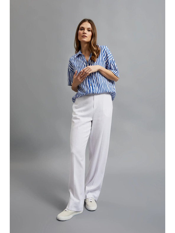 Moodo Bijele široke hlače