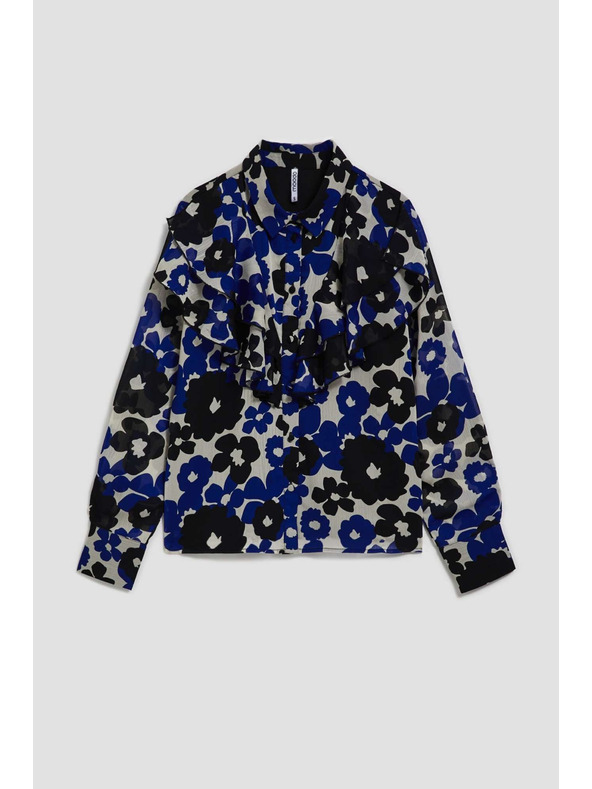 Moodo Šarena bluza s volanom